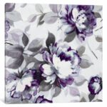 Scent of Roses III Painting Print in Plum - Chic Decora