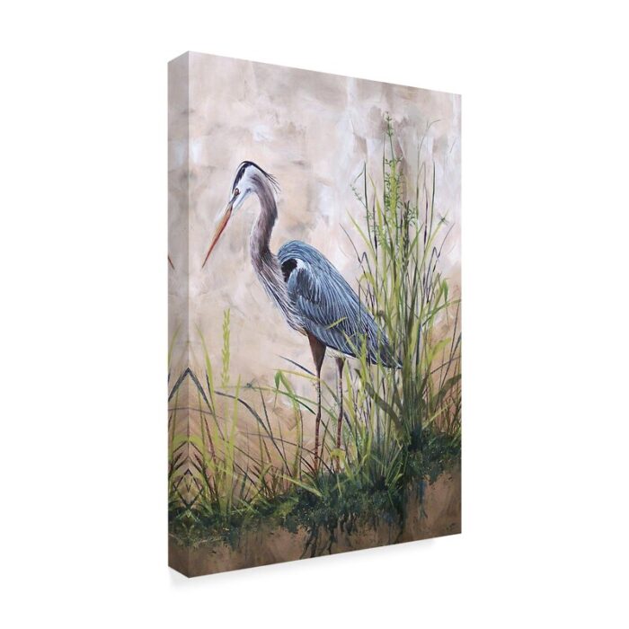 ” In The Reeds Blue Heron ” by Jean Plout - Chic Decora