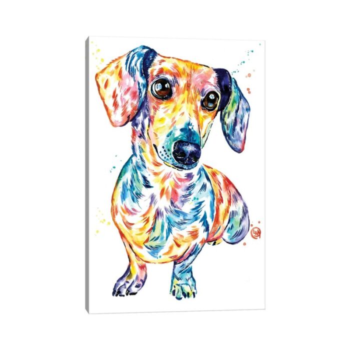 ” Ink Silhouette Dachshund “ - Chic Decora