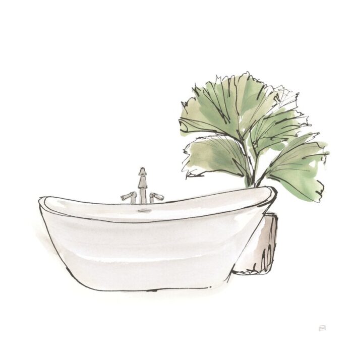 ” Neutral Tub II ” by Chris Paschke - Chic Decora