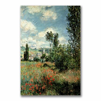 ” Path Through The Poppies ” by Claude Monet - Chic Decora