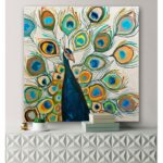 ” Peacock Metallic Pearl ” by Eli Halpin - Chic Decora