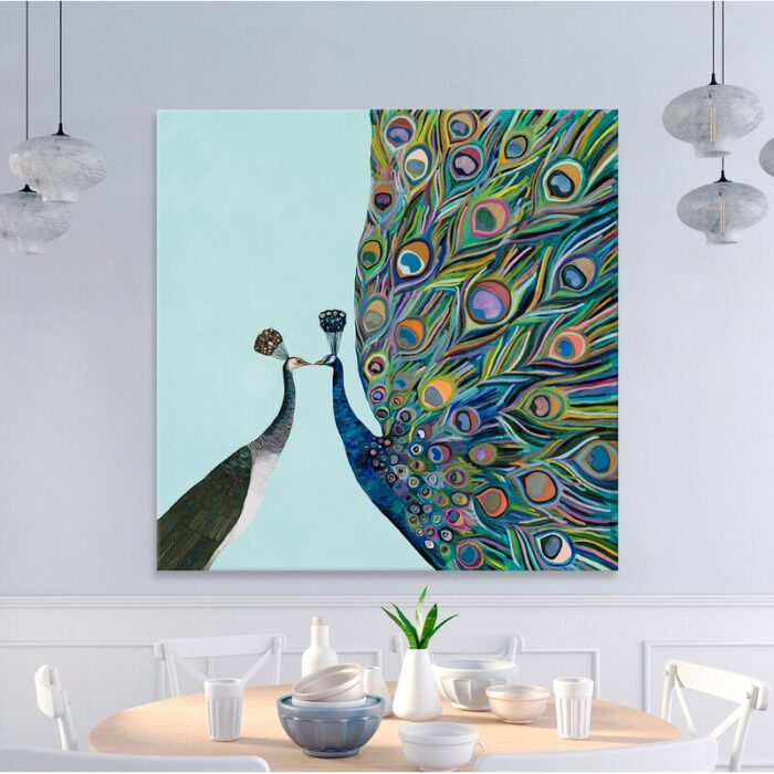 ” Peacock Metallic Pearl ” by Eli Halpin - Chic Decora