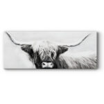 ” Highland Cow ” by Silvia Vassileva Painting Print - Chic Decora