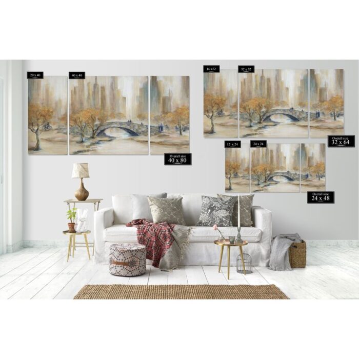 ” Central Park ” Painting Print - Chic Decora