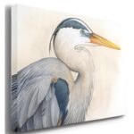 ” Blue Heron ” by Suzanne Nicoll - Chic Decora