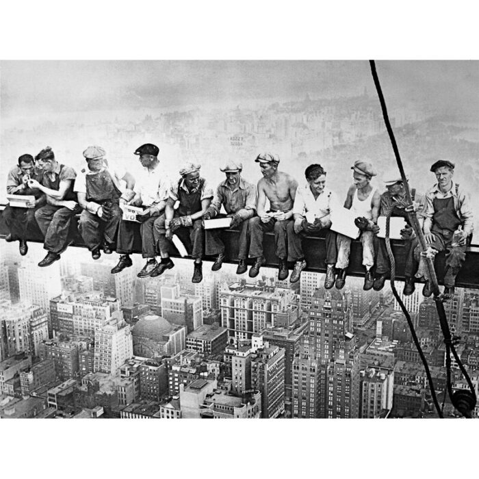 ” Lunch Atop A Skyscraper ” by John C Ebbets - Chic Decora