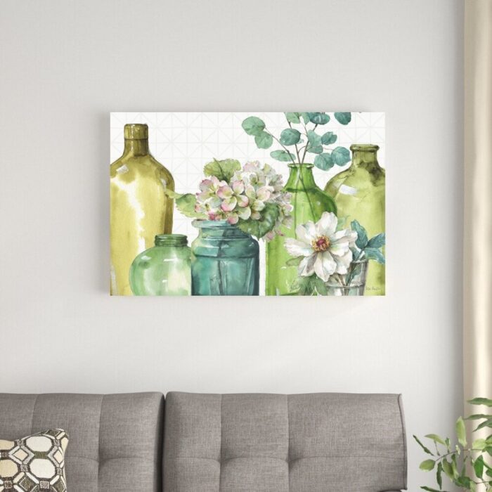 ” Mixed Greens XLIX ” by Lisa Audit Painting Print - Chic Decora