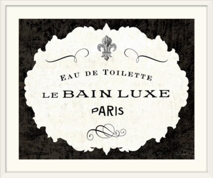 Le Bain Luxe ” Le Bain Luxe I ” by Sue Schlabach - Chic Decora