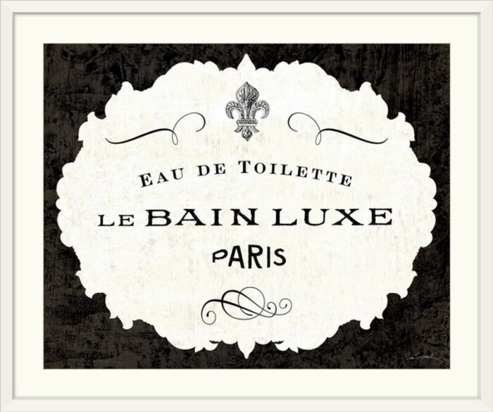 Le Bain Luxe ” Le Bain Luxe I ” by Sue Schlabach - Chic Decora