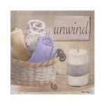 Lavender Marche De Fleurs Bath ” Lavender Marche De Fleurs Bath II ” by Lisa Audit - Chic Decora