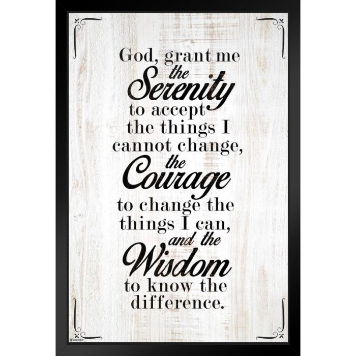 ” Serenity Prayer “ - Chic Decora