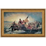 ” Washington Crossing Delaware River In, 1776 ” by Emanuel Leutze - Chic Decora