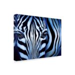 ” Blue Zebra ” by Cherie Roe Dirksen - Chic Decora