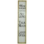 Zahoruiko Text & Numbers Box Signs & Plaques - Chic Decora