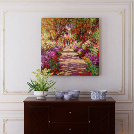 ” A Pathway In Monet’s Garden, Giverny, 1902 ” by Claude Monet - Chic Decora