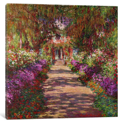 ” A Pathway In Monet’s Garden, Giverny, 1902 ” by Claude Monet - Chic Decora