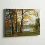 " A Quiet Lake " by Albert Bierstadt - Image 4