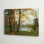 " A Quiet Lake " by Albert Bierstadt - Image 2