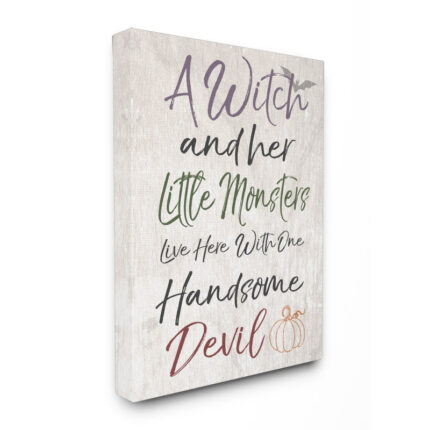” A Witch, Little Monsters, And A Handsome Devil ” by Daphne Polselli - Chic Decora