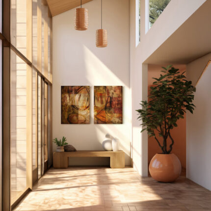 ” Abstract ” 2 – Pieces - Chic Decora