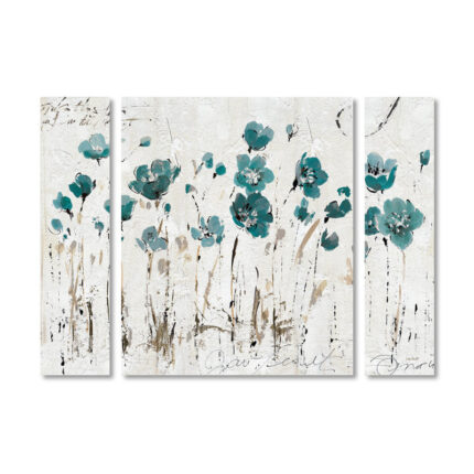 ” Abstract Balance VI Blue ” by Lisa Audit 3 – Pieces - Chic Decora