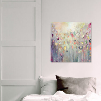 ” Abstract Michaela Nessim – Butterfly Dance, Modern & Contemporary Pink ” by Oliver Gal - Chic Decora
