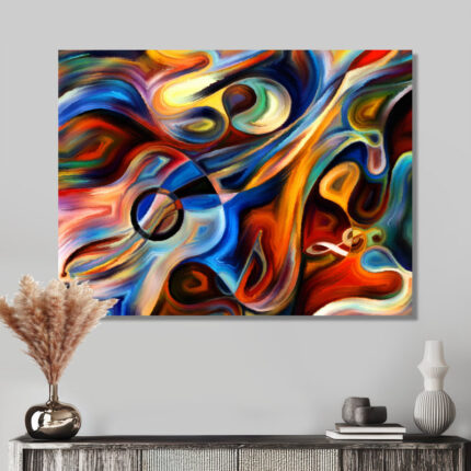 ” Abstract Music And Rhythm “ - Chic Decora