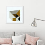 " Abstract Mustard Geo Shapes " by Oliver Gal