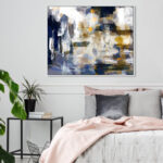 " Abstract Nadando, Modern & Contemporary Blue " by Oliver Gal - Image 4