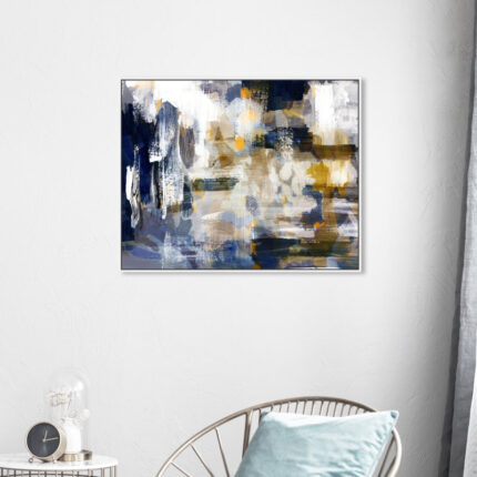 ” Abstract Nadando, Modern & Contemporary Blue ” by Oliver Gal - Chic Decora