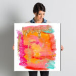 " Abstract New Yorker In Spring Watercolor " - Image 6