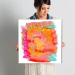 " Abstract New Yorker In Spring Watercolor " - Image 7