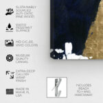 " Abstract Night And Day, Modern & Contemporary Black " by Oliver Gal - Image 3