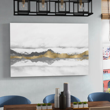 ” Abstract Stood Still And Wondered Gold, Modern & Contemporary Gold ” by Oliver Gal - Chic Decora