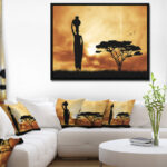 " African And Lonely Tree " - Image 6