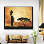 " African And Lonely Tree "