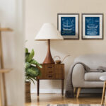 " Antique Ship Blueprint I " 2 - Pieces - Image 4