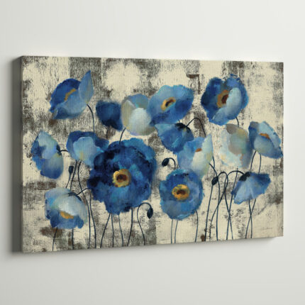 ” Aquamarine Floral ” by Silvia Vassileva - Chic Decora