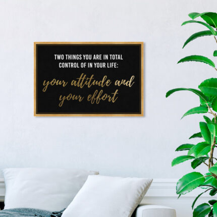 ” Attitude And Effort ” by Oliver Gal - Chic Decora