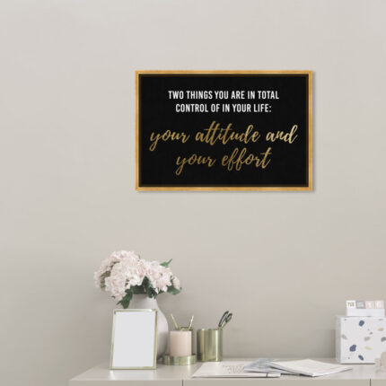 ” Attitude And Effort ” by Oliver Gal - Chic Decora