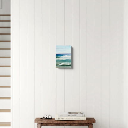 ” Azure Ocean III ” by Julia Purinton Painting Print - Chic Decora