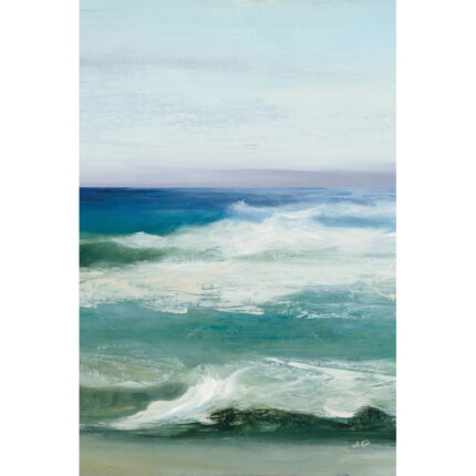 ” Azure Ocean III ” by Julia Purinton Painting Print - Chic Decora