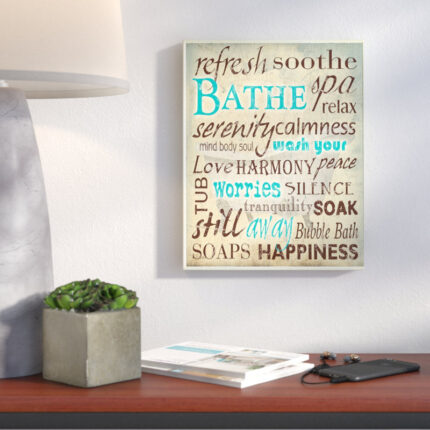 ” Bath Wash Your Worries “ - Chic Decora