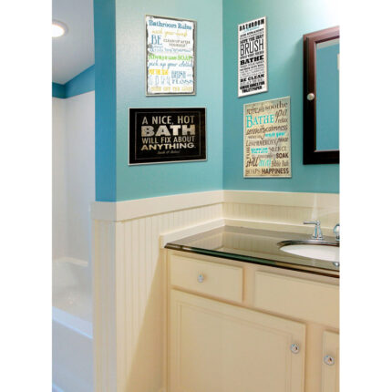 ” Bath Wash Your Worries “ - Chic Decora