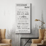 " Bathroom Rules " - Image 4