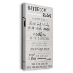 " Bathroom Rules " - Image 6
