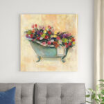 " Bathtub Bouquet I " by Carol Rowan - Image 3