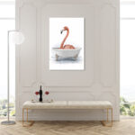 " Bathtub Flamingo " - Image 6