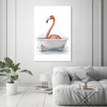" Bathtub Flamingo " - Image 8